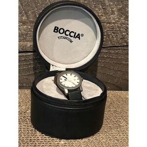 Women's BOCCIA Titanium Watch Needs Battery EUC With Box